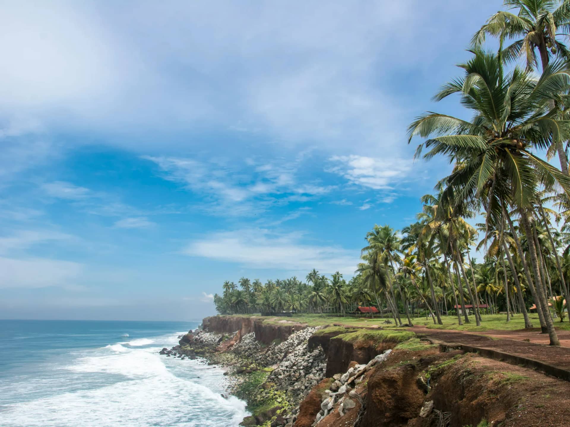 Varkala Travel Guide cover featuring Varkala Cliff, Beach, and the Arabian Sea in Kerala